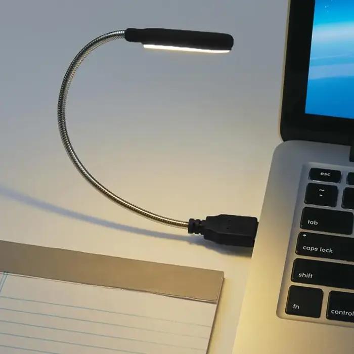 Lampe de lecture USB Portable de voyage, Mini lampe de livre Led, veilleuses alimentées par ordinate