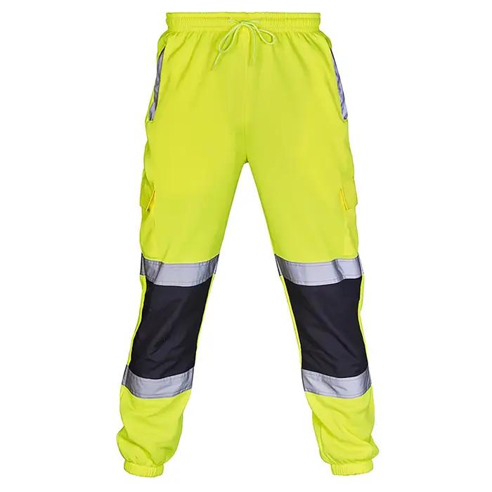 Pantalon de travail haute visibilité pour chasse de nuit - Vêtements sécurité avec bandes réfléchissantes