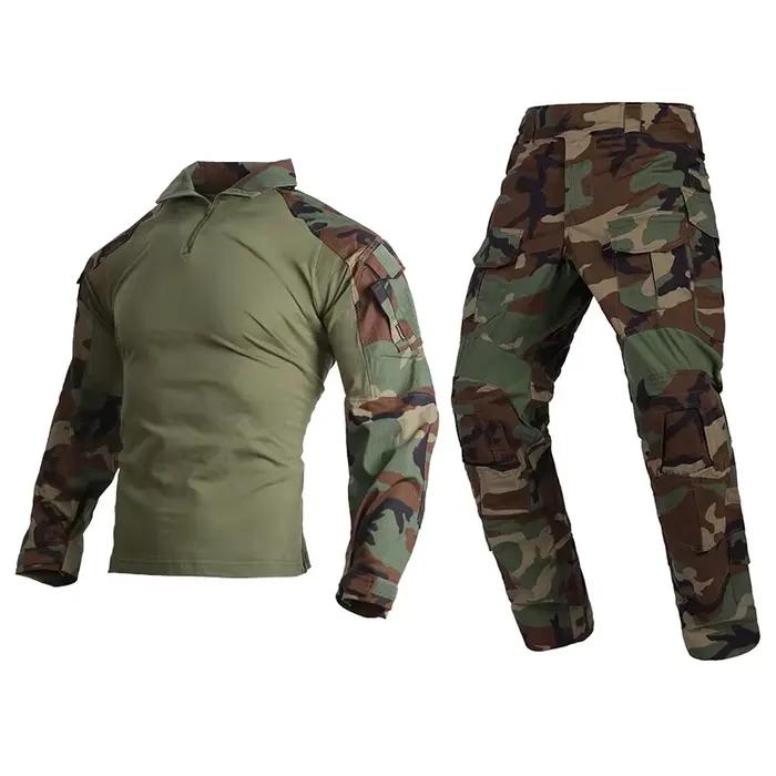 Uniforme chasse combat Emersongear G3 shirt pantalon woodland airsoft entraînement outdoor