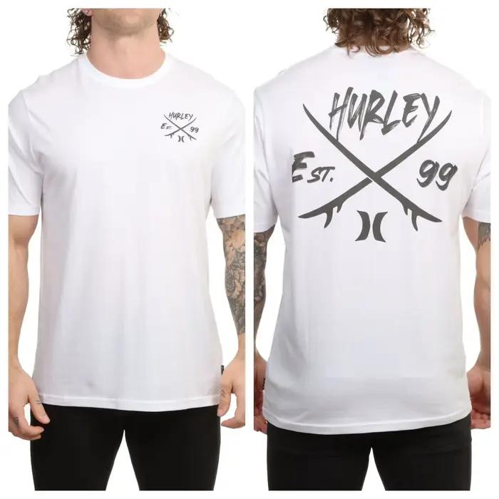Nouveau t-shirt de la marque Hy Surfing, adapté aux sorties à la plage, style unisexe haut de gamme, pour hommes et femmes