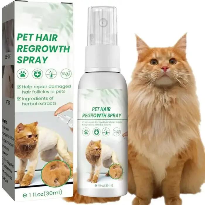 Spray réconfortant et apaisant pour la repousse des poils d'animaux