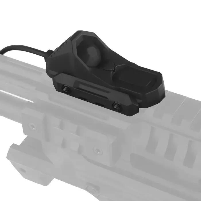 Interrupteur filaire tactique AXON pour lampe PEQ NG et laser - commutateur pression double fonction rail Picatinny