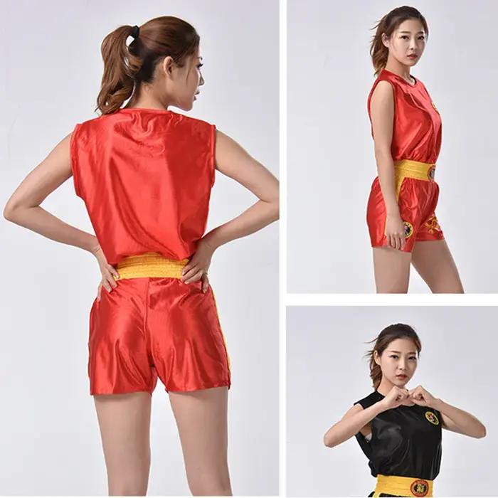 Vêtements Wushu unisexes, uniforme de Kung Fu pour enfants, vêtements Sanda Wu Shu, ensemble d'arts