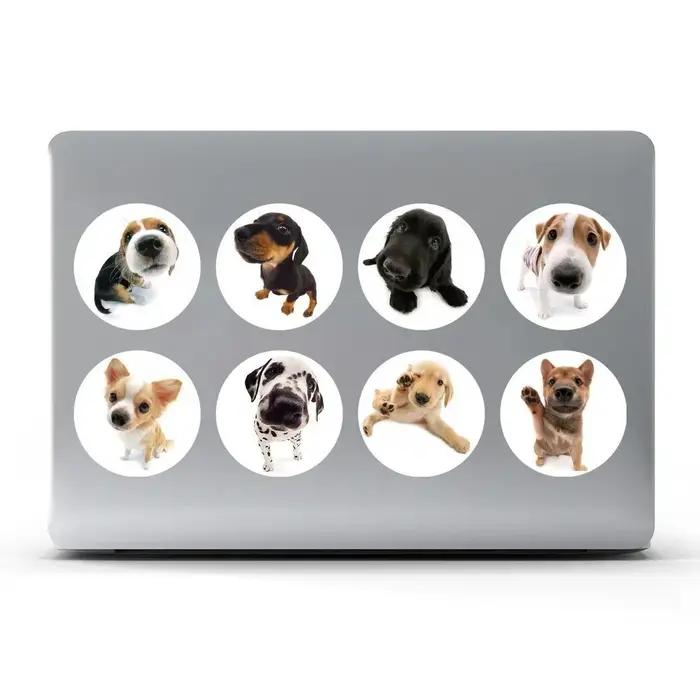 100-500 pièces Super mignon Ins idiot chien Meme autocollant pour téléphone ordinateur portable cahier bricolage autocollants décoratifs enfants jouet décor étanche