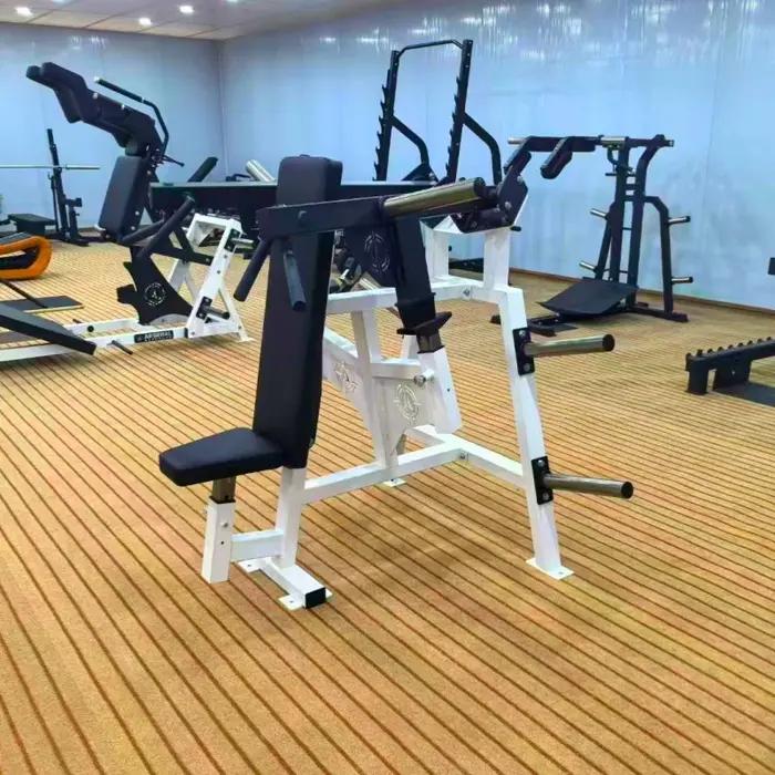 Équipement de gymnastique professionnel machine de sport de musculation fitness tout-en-un plaque de gymnastique chargée machine de presse d'épaule assise occasionnels cadeaux pour athlètes débutants et expérimentés
