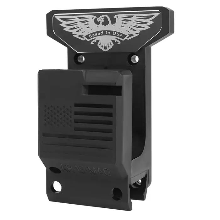 Support mural pour fusil AR avec porte-chargeur