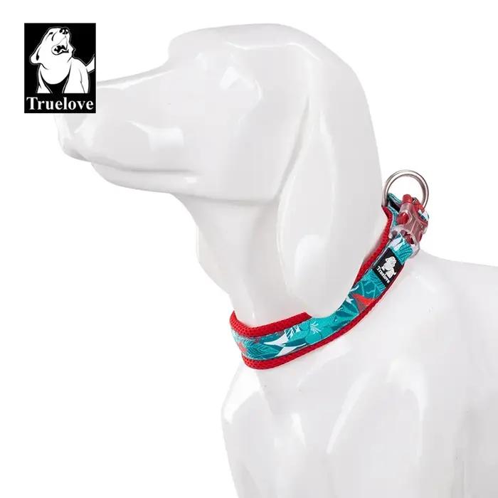 Truelove Collier pour animaux de compagnie floral Meilleur coussin confortable rembourré Camouflage Petits