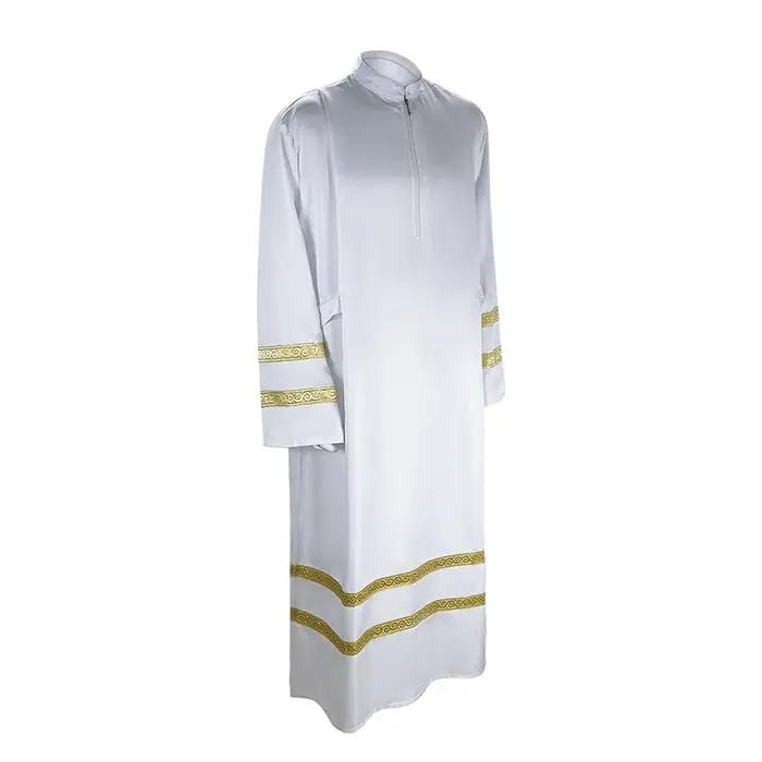 Costume de prêtres du moyen-orient, arabe, chrétien, catholique, Cospaly, Robes de clergé, Saints, Halloween, vêtements blancs