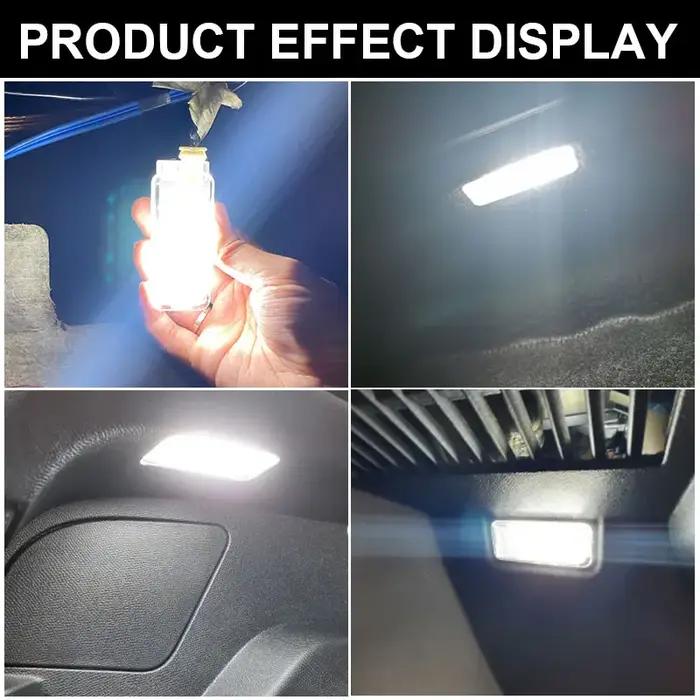 Lampe LED pour coffre et coffre, 2 pièces, coffre de pied sous porte, boîte à gants, lumière pour Pe
