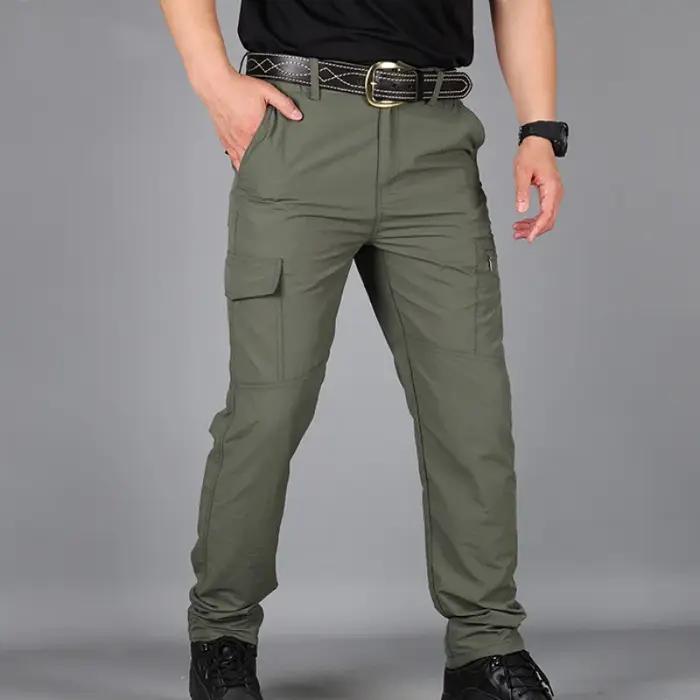 Pantalon cargo été homme asiatique taille jogger randonnée montagne travail tourisme streetwear