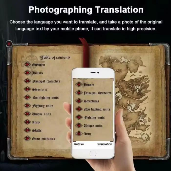 Traducteur vocal instantané sans fil 40 langues pour voyages d'affaires et traduction en temps réel