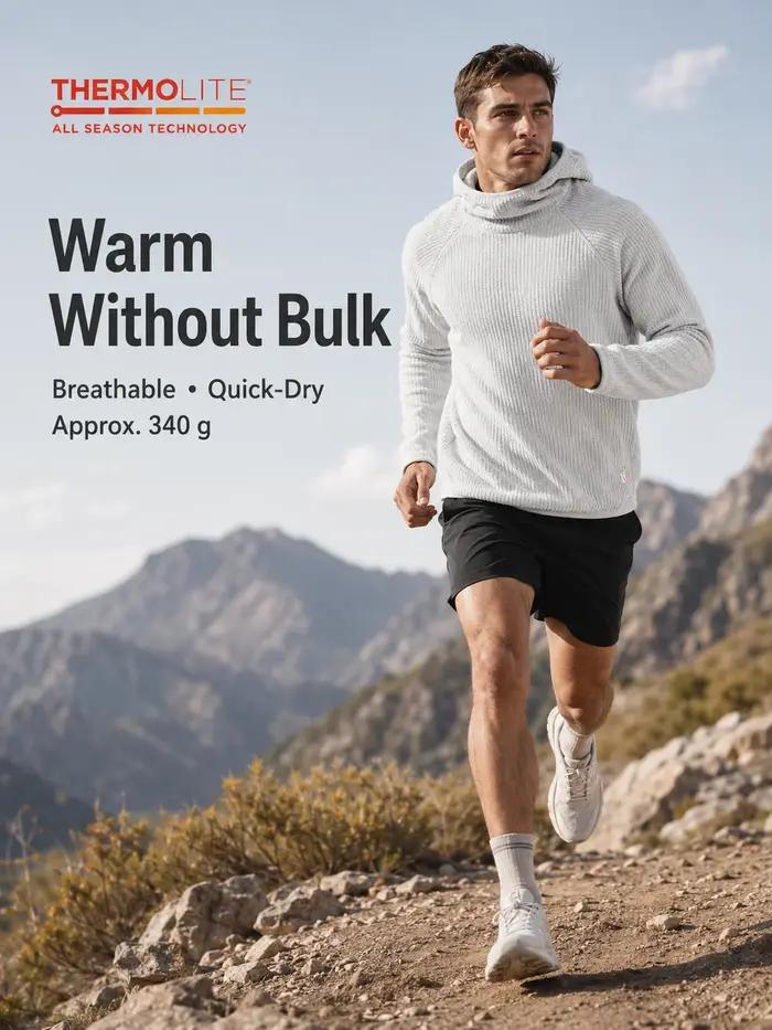 Thermolite ® Sweat-shirt thermique unisexe toutes saisons