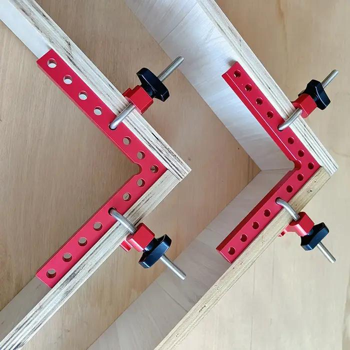 Pinces à Angle droit carrés de positionnement à 90 degrés, pour le travail du bois, pince d'angle, o