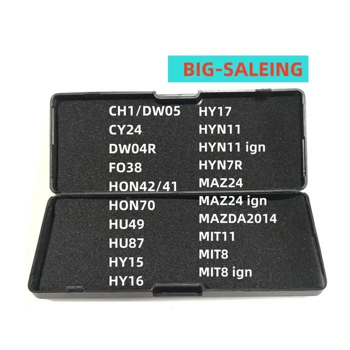 Lishi 2 en 1 NSN11 HU87 MAZ24 NSN14 TOY43AT FO38 MIT8 HU64 HU66 HU100 HU100(10) HU101 HU100R VAG2015