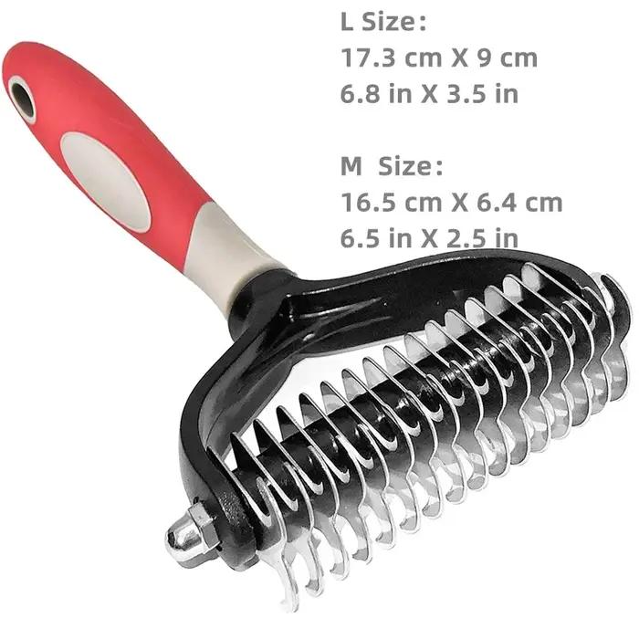 Brosse professionnelle démêlante pour animaux de compagnie