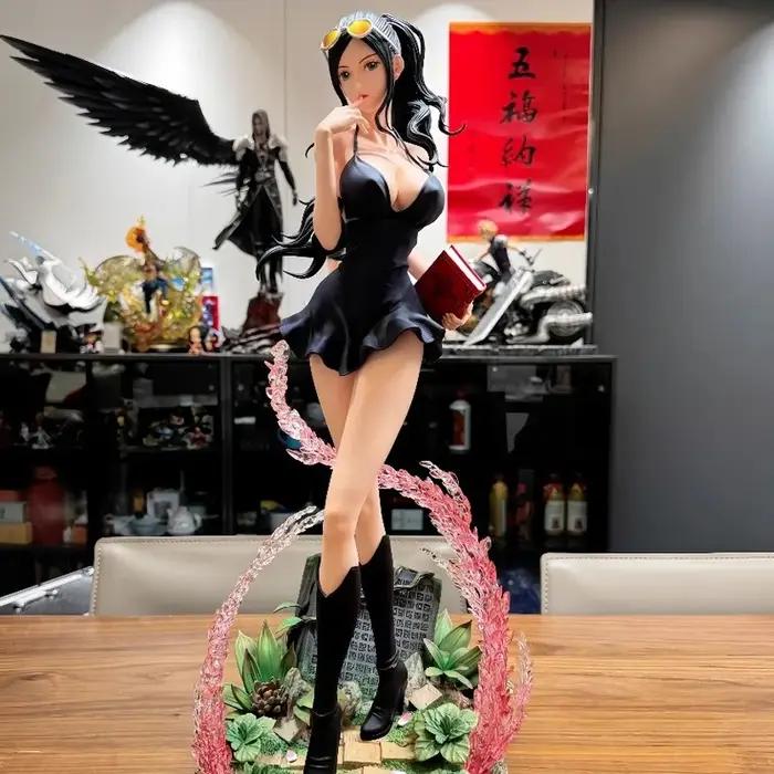 Ensemble de figurines d'anime, statue en résine de Nico Robin, modèle de collection, décoration de bureau pour collectionneur d'anime adulte