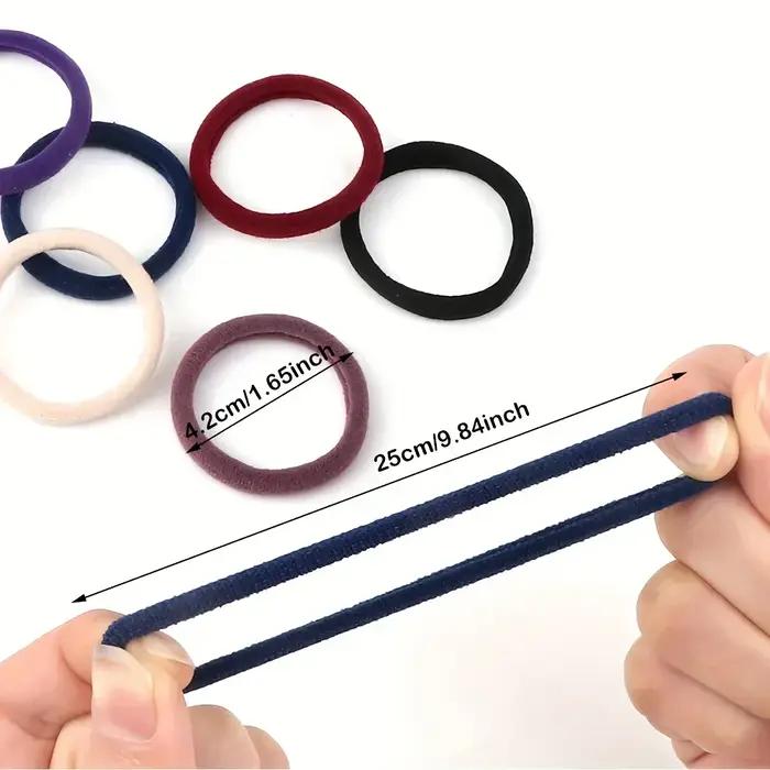 Artificiel astiques à cheveux souples pour petites filles, bandes de cheveux, ensemble d'accessoires