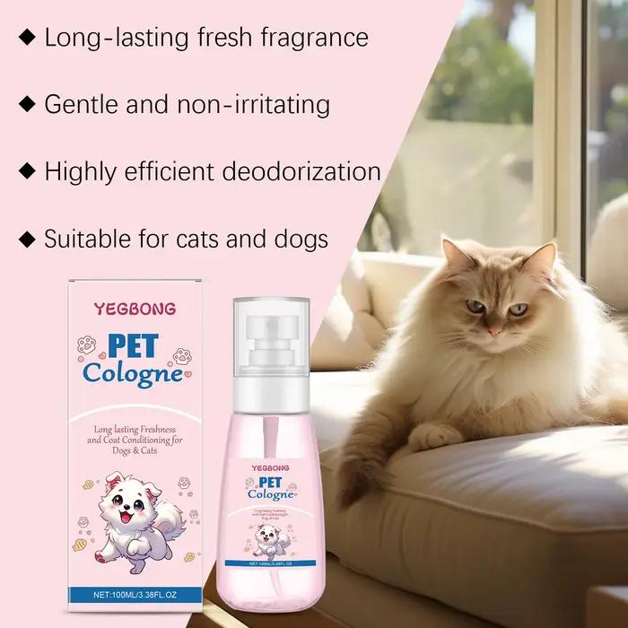 Cologne YEGBONG pour animaux parfum de poudre pour bébé longue durée élimination naturelle des odeurs spray pour chiens chats soin quotidien rafraîchissant