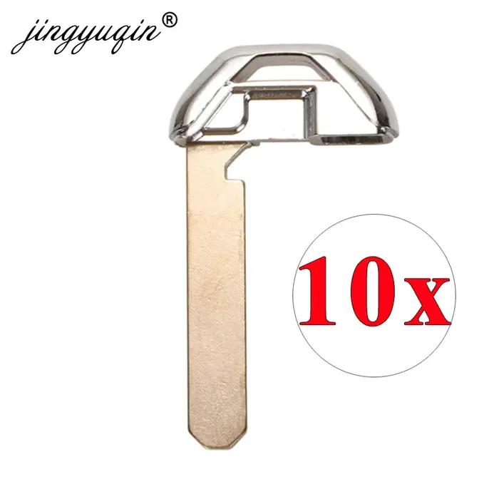 Jingyuqin-Clé de voiture intelligente à distance sans clé, insert d'urgence, lame de clé pour Honda