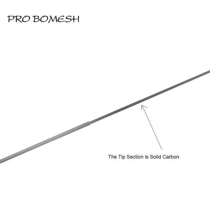 Pro Bomesh Toray – canne à truite de voyage en Fiber de carbone, 1.85m UL, 8 sections, solide, envel