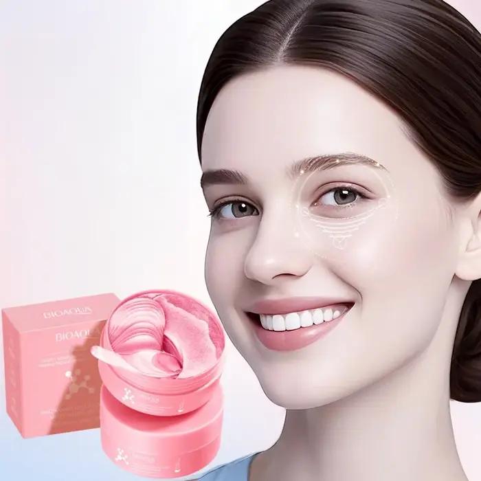 80 pièces de masque pour les yeux au collagène et à la niacinamide, anti-cernes, blanchissant, anti-rides, hydratant, patchs anti-âge pour les yeux