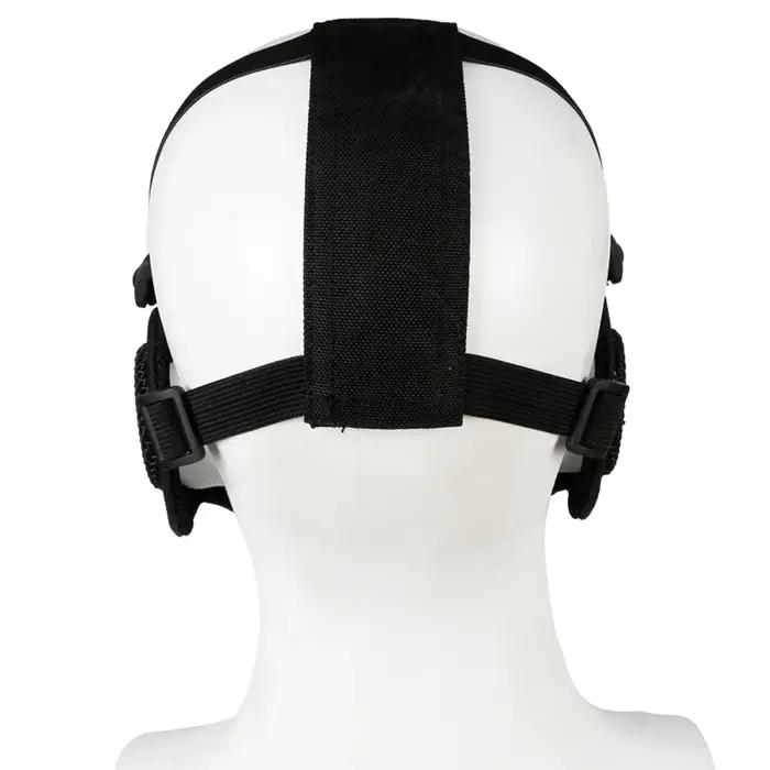 Tactical Airsoft Mask Half Face Paintball Shooting CS Foldable Steel Mesh Mask W