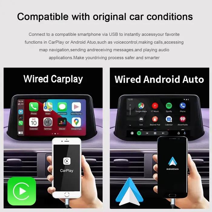 Nouveau 2025 fil CarPlay fil Android Auto USB adaptateur Hub OEM pour rénovation Mazda 2 3 6 CX30 CX5 CX8 CX9 MX5 TK78669U0C