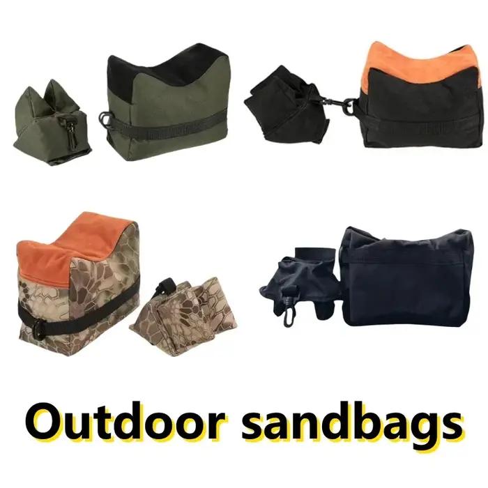 Sac de sable extérieur stabilisateur pour visée précise chasse confort oreillers de chasse clips d'étalonnage support sac fixe occasionnels chasseurs