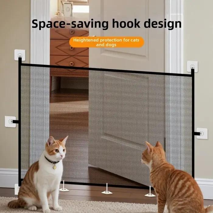 Nouvelle barrière rétractable pour animaux de compagnie
