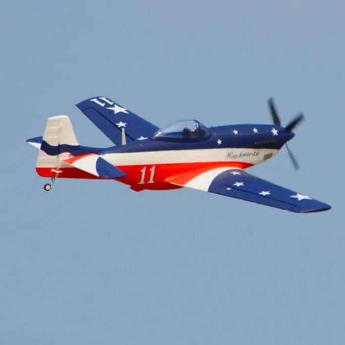 Avion RC EPO HOOKLL P51 Miss America avec système de pulvérisation pour courses aériennes en extérieur