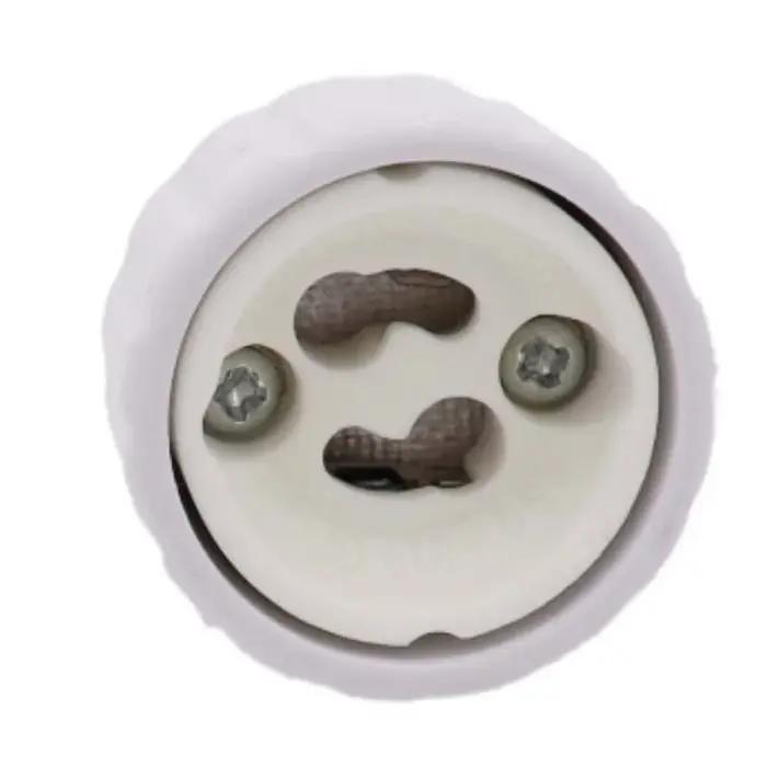 Base en céramique blanche E14 à GU10, support de lampe Led, convertisseur, adaptateur de douille d'a