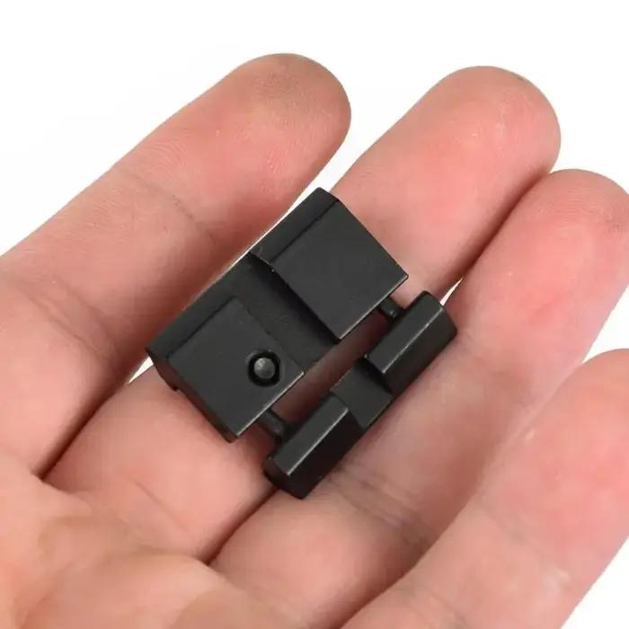 Adaptateur rail 11-20mm dovetail vers Picatinny - Monture universelle pour viseurs et accessoires de chasse