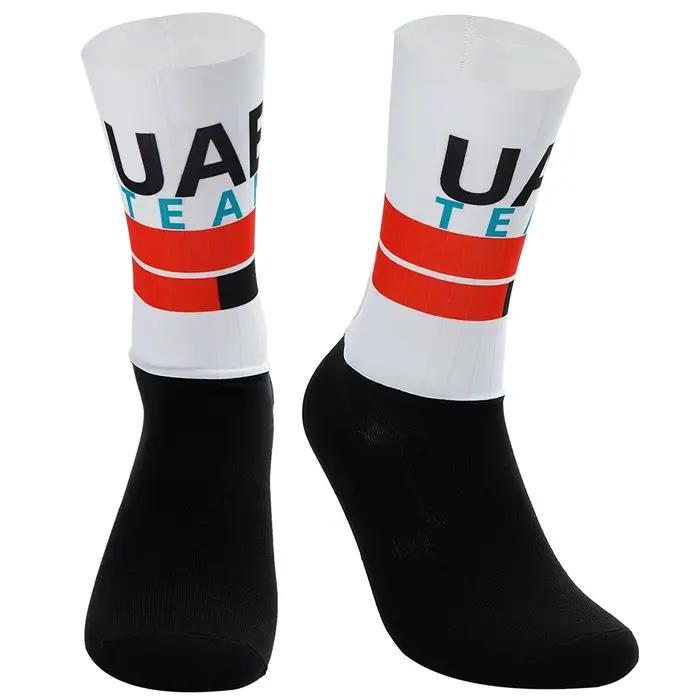 Chaussettes cyclisme LASER CUT haute performance polyester antidérapantes et respirantes jusqu'aux genoux pour hommes occasions sportives et quotidiennes