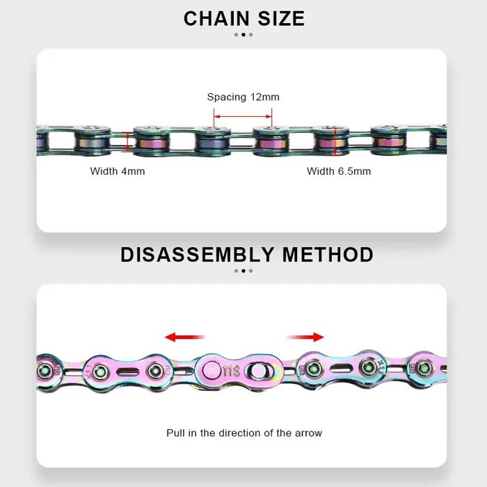 JOConnector-Lien rapide pour vélo de route, 3 paires, pièces de cyclisme, 6/7/8/9/10/11/12 vitesses