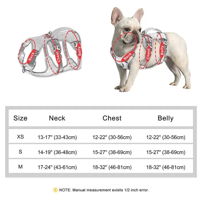 HarNISSAN-SFP Casting pour chien de compagnie en nylon, glaçure durable, poignée réglable, petit, moyen, grand chien, marche bouledogue