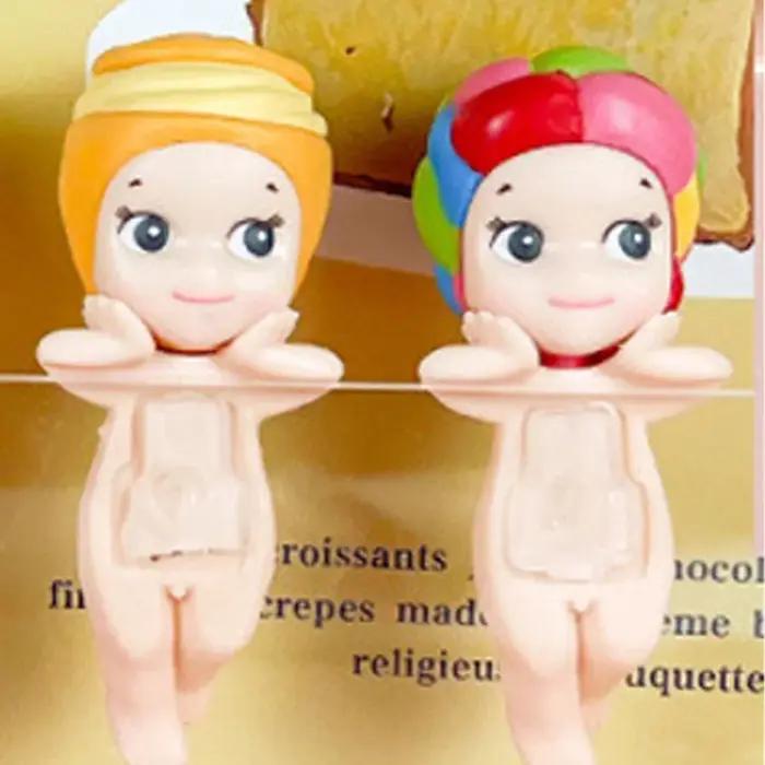 Boîte à surprises de bonbons en forme de poupée ange de dessin animé, déballage amusant, décoration