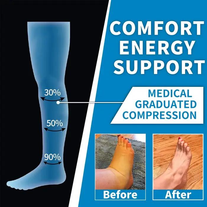 Chaussettes compression professionnelles chasse sport - Soutien circulation optimal running médical