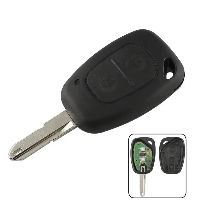 YIQIXIN clé à distance à 2 boutons pour Renault trafic principal Kangoo Nissan Interstar Primastar p