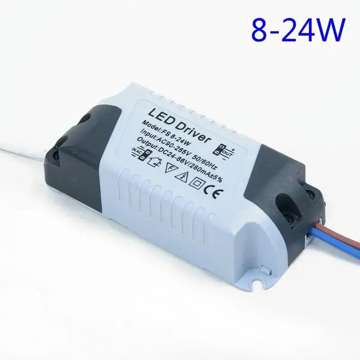 Pilote LED AC 8-18W 8-24W Adaptateur Alimentation Étanche Transformateur Eclairage Lampe Plafond Occasions Spéciales Installation Facile Durabilité Exceptionnelle