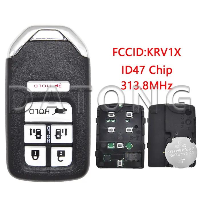 Datong World KR5V2X 433MHz ID47Chip Promixity clé de télécommande de voiture pour Honda Fit City Greiz Jazz XRV Venzel
