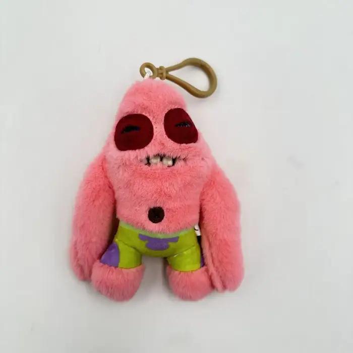 Jouets en peluche Porte-clés Kawaii Monstres Lapins Mignons Peluches en peluche Pendentifs Cadeaux E