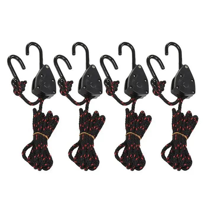 Cliquets de serrage de corde de Kayak, crochet de trempage antirouille, poulie à cliquet pour croche