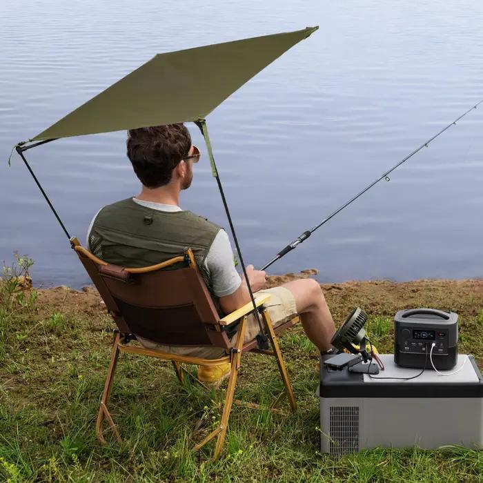 Chaise de Camping auvent chaise de plage auvent ombre robuste Portable pare-soleil abri parapluie po