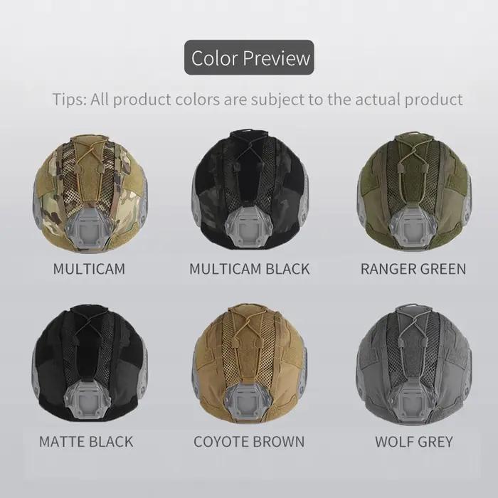 Housse tactique Gen 4th camouflage Ops-Core FAST casque chasse airsoft avec poche batterie NVG