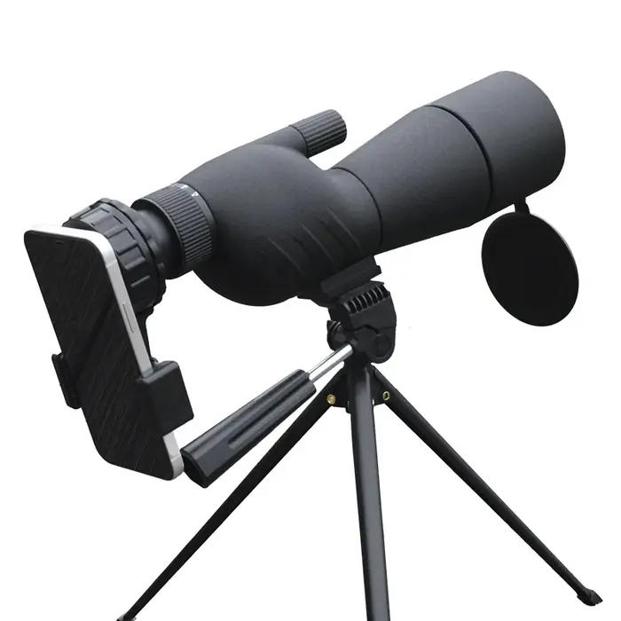 Spotting scope 25-75x60 HD puissant monoculaire - Télescope zoom prisme étanche ornithologie tir camping