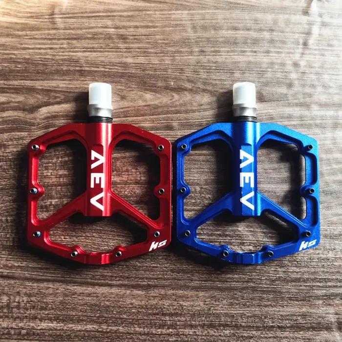 Pédale de vélo antidérapante en alliage d'aluminium CNC, 9/16 pouces, fixation sur route, vtt 3 roul