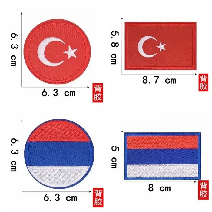 Patch de drapeaux nationaux des pays européens