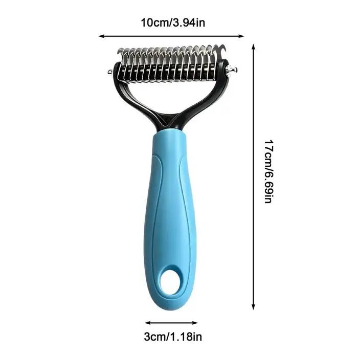 Brosse à double face pour chien