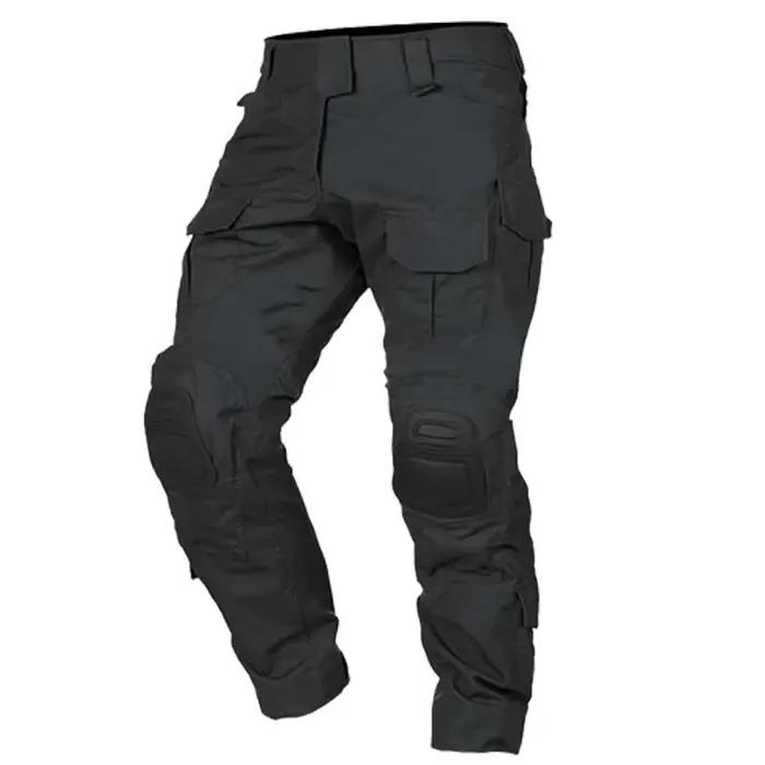 Pantalon tactique camouflage chasse avec genouillères intégrées - Respirant et imperméable pour pêche trekking