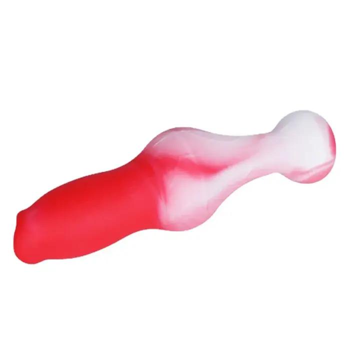 Godemichet sexuel queue de loup pour femme, pénis animal, gode cosplay, couple flirtant, anal épaissi, chien Bsie m, adulte 7.0